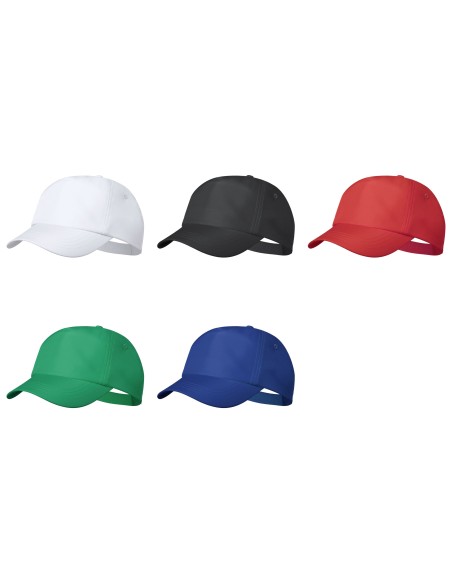 Casquette à 5 panneaux en polyester recyclé RPET - Keinfax