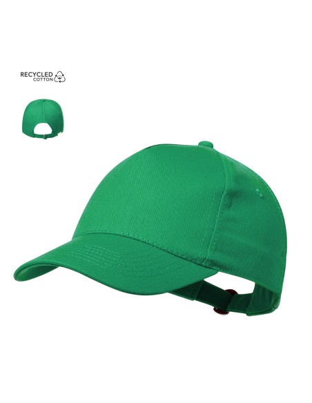 Gorra 5 panells de Cotó Reciclat - Brauner