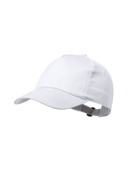 Casquette 5 panneaux en coton recyclé - Brauner