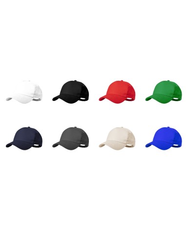 Gorra de 5 paneles fabricada de...
