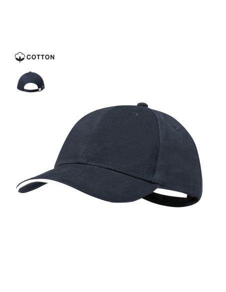 Gorra 6 panells cotó pentinat - Linnea