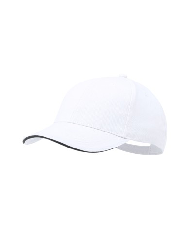 Gorra 6 panells cotó pentinat - Linnea