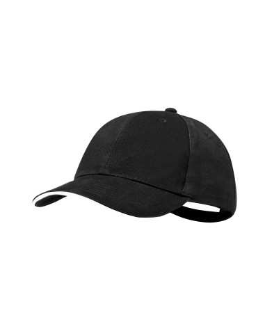 Gorra 6 panells cotó pentinat - Linnea