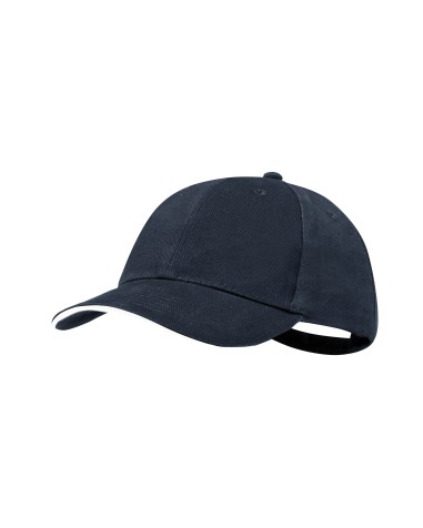 Gorra 6 panells cotó pentinat - Linnea