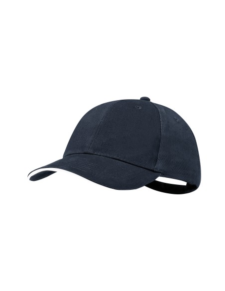 6-panel cap combed cotton - Linnea