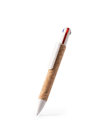 Stylo liège et fibre de blé 4 encres - CORLES