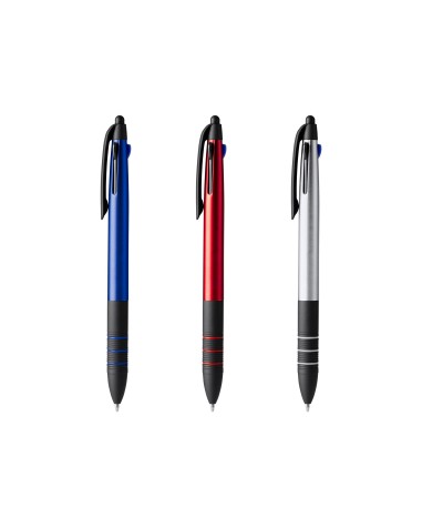 Stylo tactile SANDUR à 3 encres Stylo tactile SANDUR à 3 encres