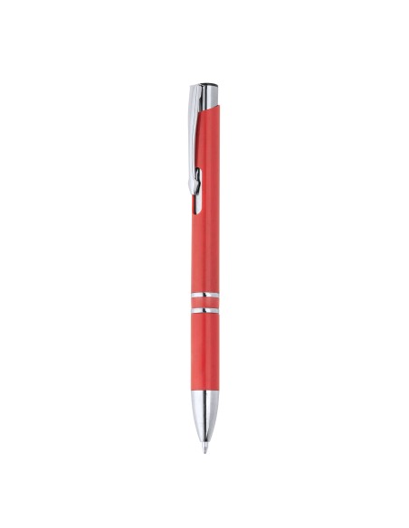 Plastic pen with wheat fiber and silver finishes - HAYEDO
