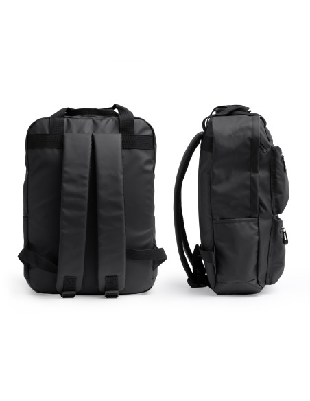 Backpack with double front pocket and padded computer pocket up to 16" - RUSEL