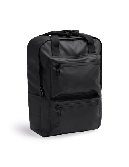 Backpack with double front pocket and padded computer pocket up to 16" - RUSEL