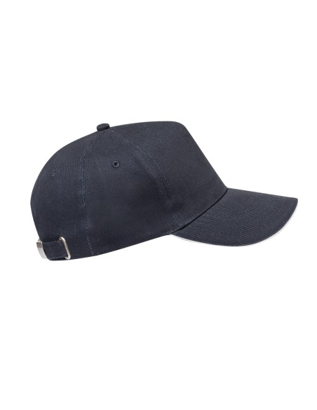 Mimax 5-Panel Combed Cotton Cap