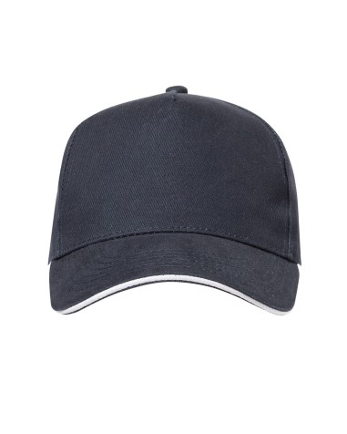 Mimax 5-Panel Combed Cotton Cap