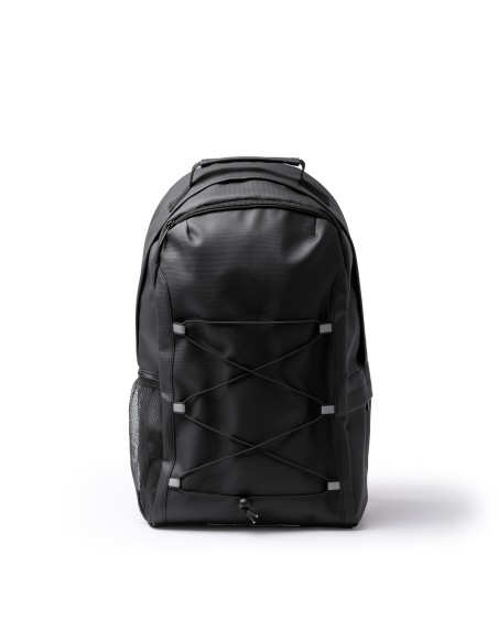 17" laptop compartment backpack with reflective details - KANSAS