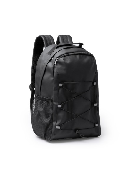 17" laptop compartment backpack with reflective details - KANSAS