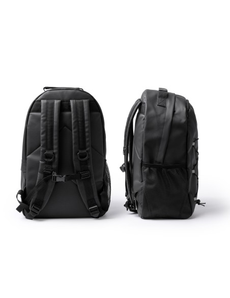 17" laptop compartment backpack with reflective details - KANSAS