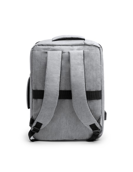 Recycled polyester travel backpack with 13" laptop compartment - VOLPEX