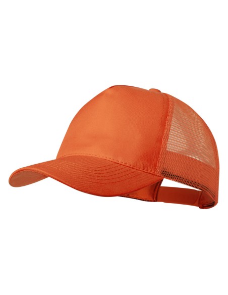 5-panel polyester cap with breathable mesh - Clipak