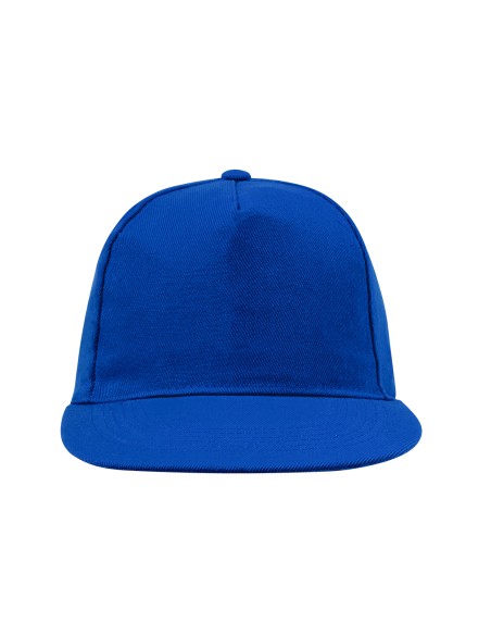 Flat brim cap made of thick cotton and polyester - Lorenz