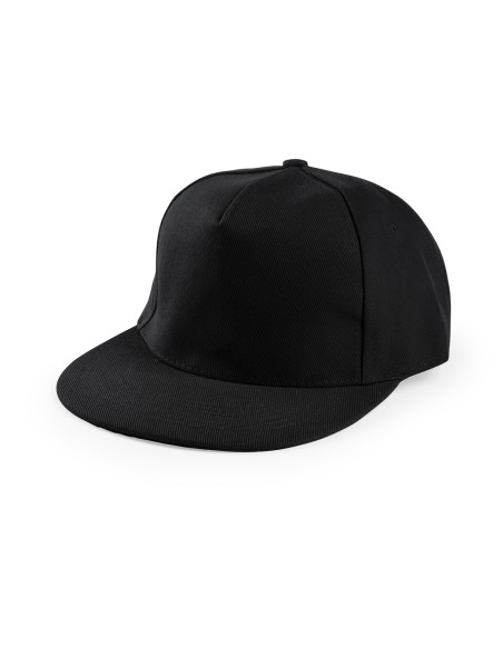 Gorra con visera plana de algodón y poliéster grueso - Lorenz