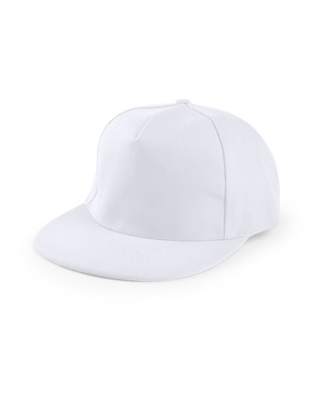 Gorra con visera plana de algodón y poliéster grueso - Lorenz