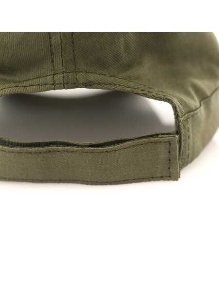 Military style cap made of thick combed cotton - SAIGON