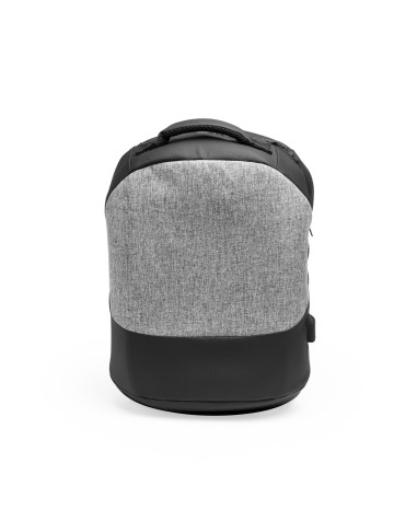 Nylon backpack with USB output and... Nylon backpack with USB output and...