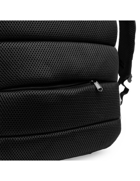 Nylon backpack with USB output and anti-theft system - MOANA