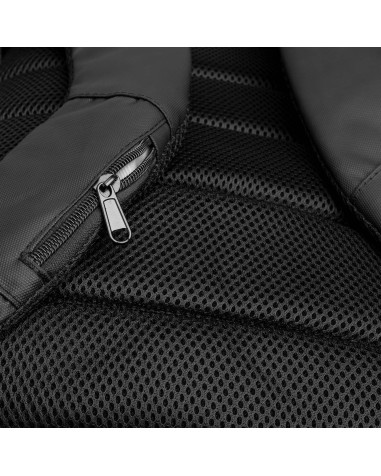 Nylon backpack with USB output and... Nylon backpack with USB output and...