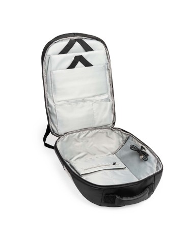 Nylon backpack with USB output and... Nylon backpack with USB output and...