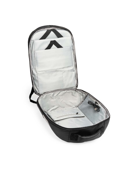 Nylon backpack with USB output and anti-theft system - MOANA