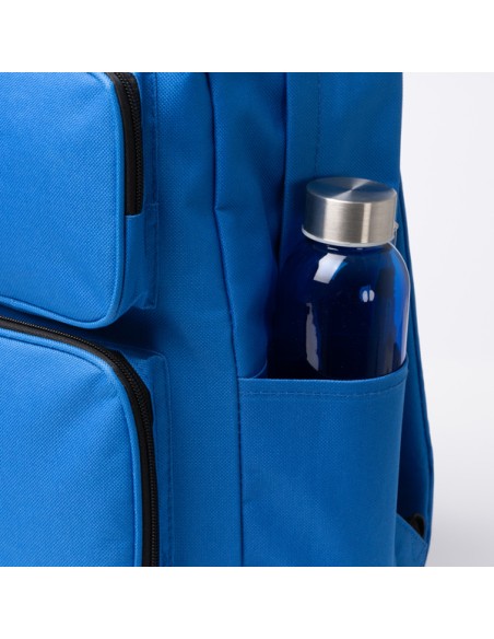 Mochila RPET y doble bolsillo frontal - HOSTIK