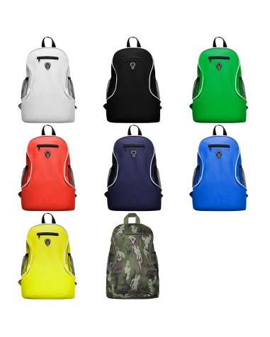 Backpack with zipper closure and... Backpack with zipper closure and...