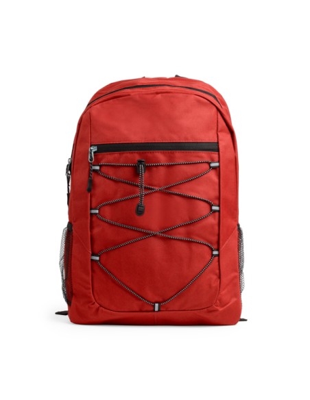 Mochila deportiva con compartimiento frontal de cuerda elástica - MISURI