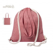 Bolsa mochila algodón reciclado personalizada -FENIN