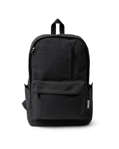 Recycled cotton backpack with... Recycled cotton backpack with...