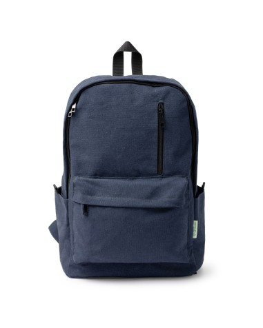 Recycled cotton backpack with... Recycled cotton backpack with...