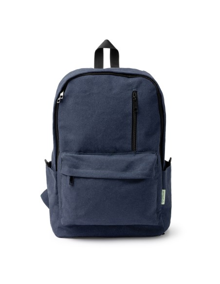 Recycled cotton backpack with interior pocket for 15" 20L laptop - HUDON