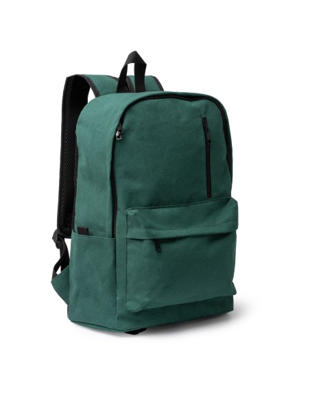 Recycled cotton backpack with interior pocket for 15" 20L laptop - HUDON