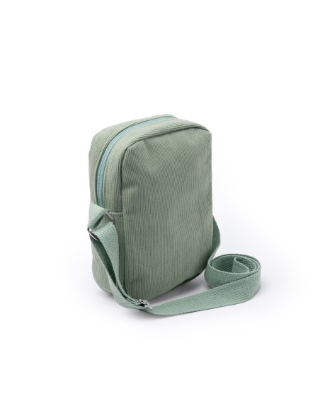 Sac bandoulière mobile idéal avec tissu en velours côtelé - KAPI