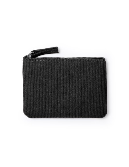 Corduroy purse with zipper closure - DAKE