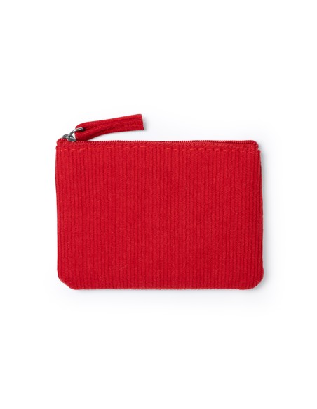 Corduroy purse with zipper closure - DAKE