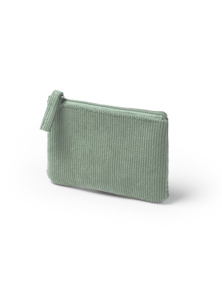 Corduroy purse with zipper closure - DAKE