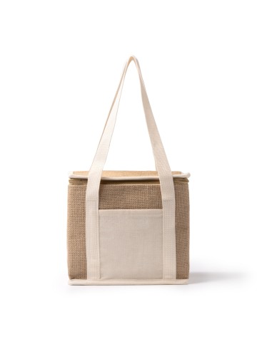 Bossa nevera de jute amb interior... Bossa nevera de jute amb interior...