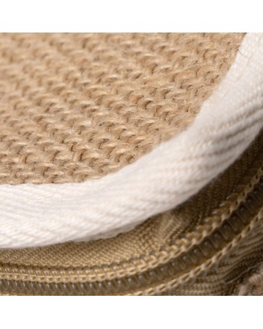 Jute cooler bag with thermal... Jute cooler bag with thermal...