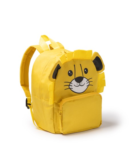 Sac à dos enfant en polyester recyclé motif animalier - BINGO