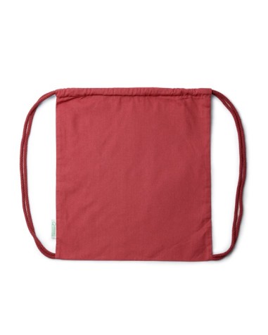 Organic cotton drawstring backpack -...