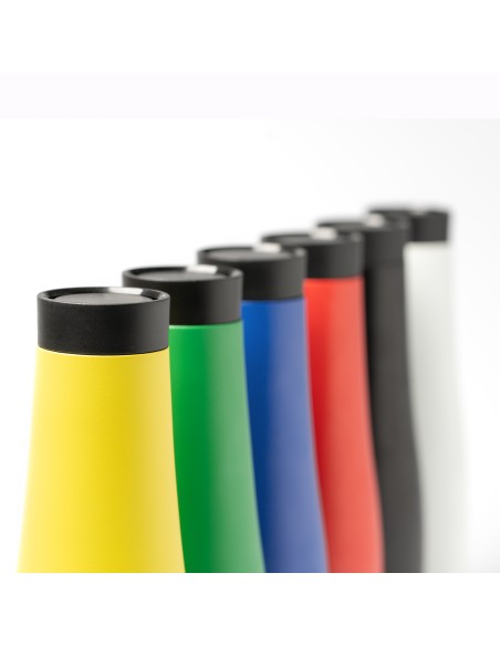 Stainless steel thermal bottle with matte finish - TURMAN