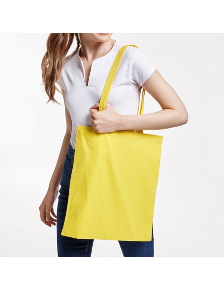 Bossa de compra cotó 140g/m2 amb nanses llargues  (37x41cm)- MOUNTAIN