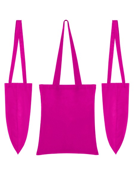 140g/m2 cotton shopping bag with long handles  (37x41cm) - MOUNTAIN
