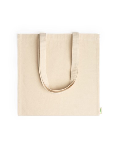 Organic cotton bag 300g/m2 with long... Organic cotton bag 300g/m2 with long...